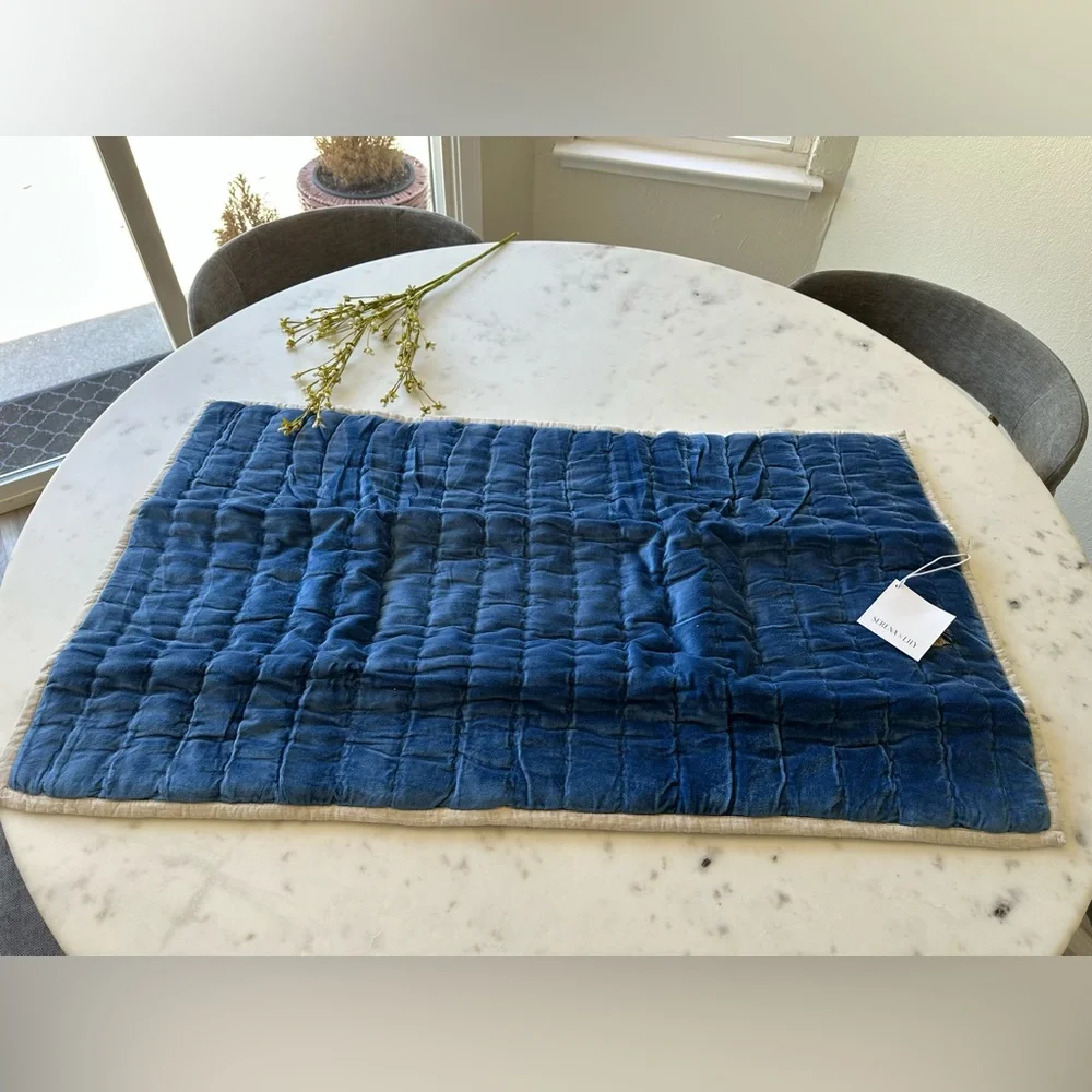 Serena & Lily Delwood King Shams, French blue - Picture 4 of 4